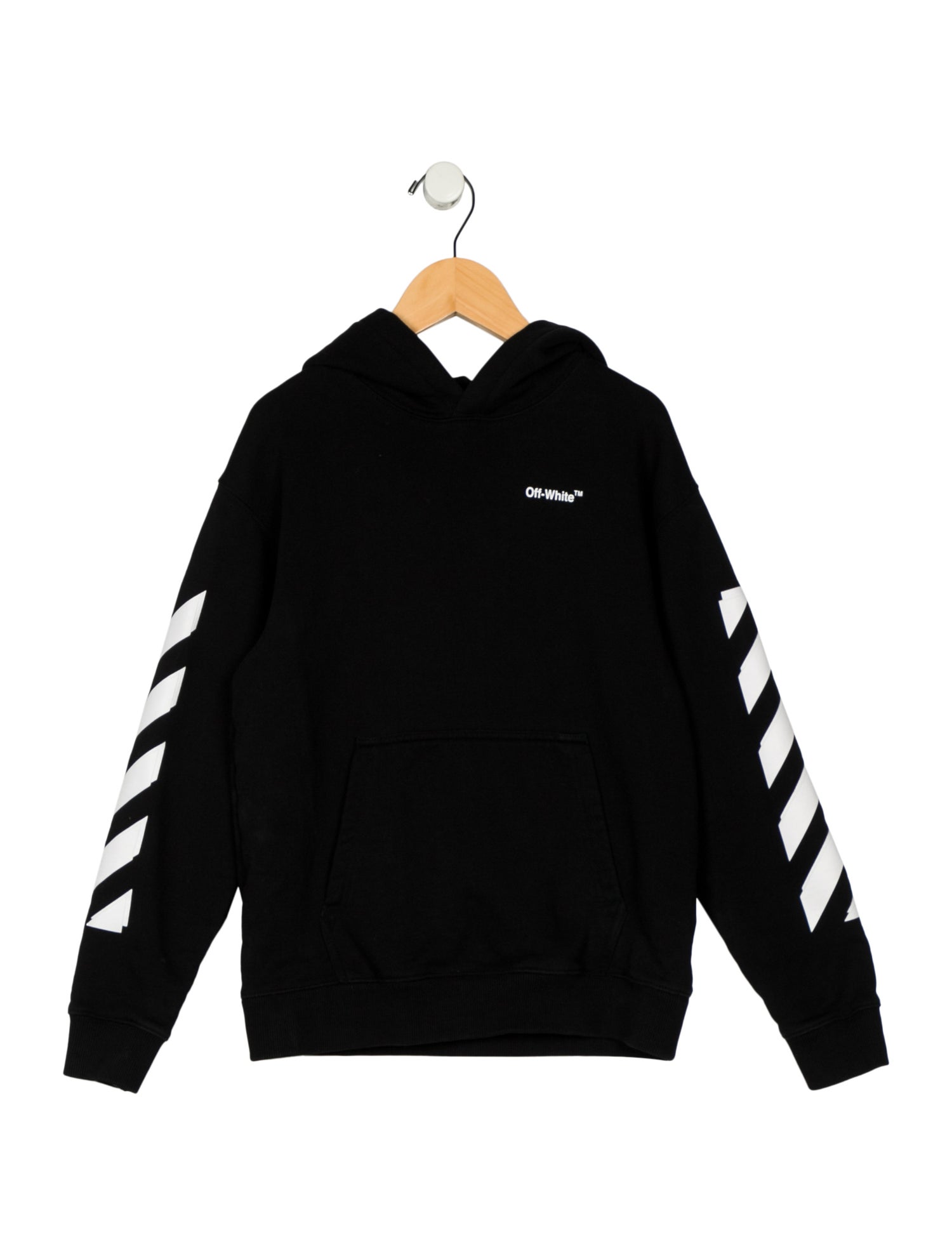 Off-White Boys' Woven Logo Hoodie